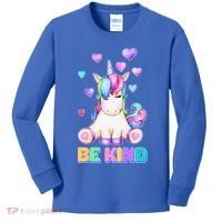 Be Kind Unicorn Kids Long Sleeve Shirt thumb 0