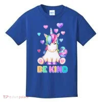 Be Kind Unicorn Kids T-Shirt thumb 0