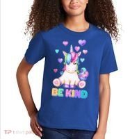 Be Kind Unicorn Kids T-Shirt thumb 2