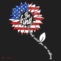 Be Kind USA American Sunflower Tumbler thumb 3