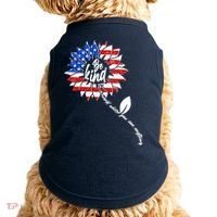 Be Kind USA American Sunflower Doggie Tank thumb 0