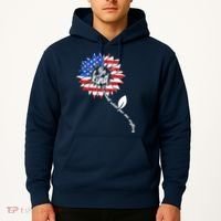 Be Kind USA American Sunflower Hoodie thumb 2