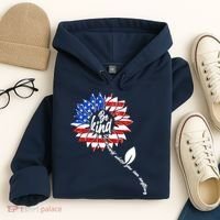Be Kind USA American Sunflower Hoodie thumb 4
