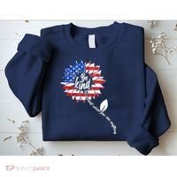 Be Kind USA American Sunflower Sweatshirt thumb 2