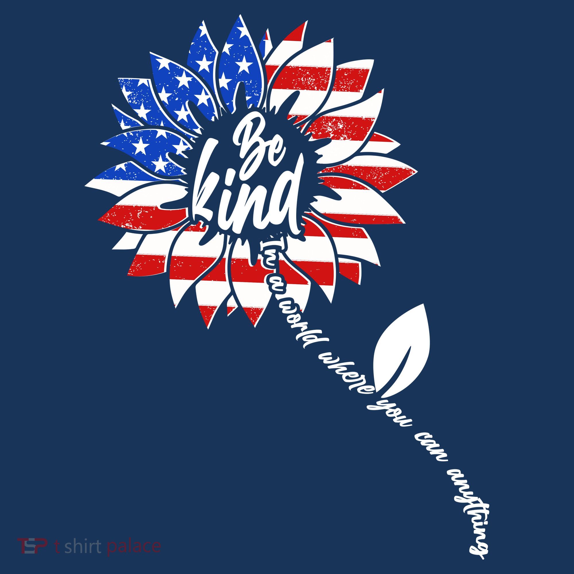 Be Kind USA American Sunflower Sweatshirt
