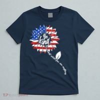 Be Kind USA American Sunflower T-Shirt thumb 5