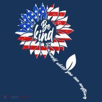 Be Kind USA American Sunflower Coaster thumb 2