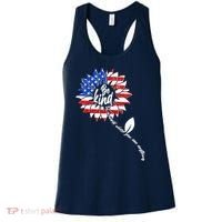 Be Kind USA American Sunflower Women's Tank Top thumb 0