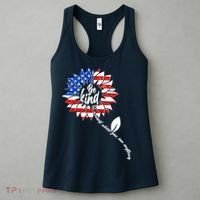 Be Kind USA American Sunflower Women's Tank Top thumb 3