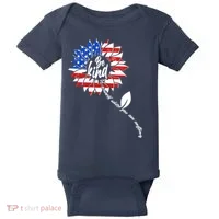 Be Kind USA American Sunflower Baby Bodysuit thumb 0