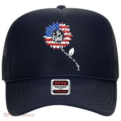 Be Kind USA American Sunflower Hat
