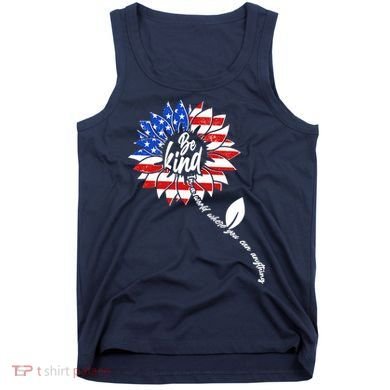 Be Kind USA American Sunflower Tank Top