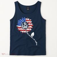 Be Kind USA American Sunflower Tank Top thumb 2