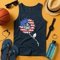 Be Kind USA American Sunflower Tank Top thumb 4