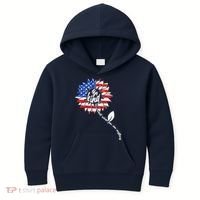 Be Kind USA American Sunflower Kids Hoodie thumb 0