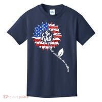 Be Kind USA American Sunflower Kids T-Shirt thumb 0