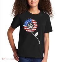 Be Kind USA American Sunflower Kids T-Shirt thumb 2