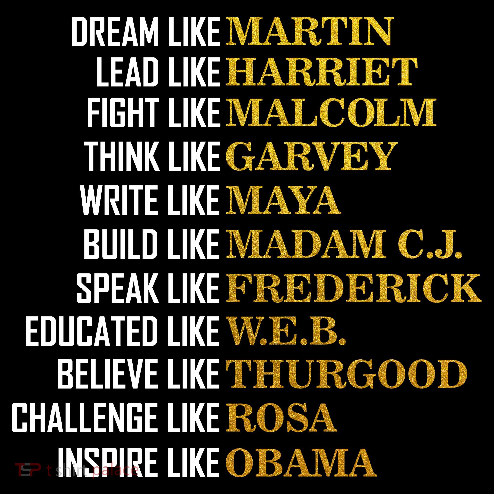 Be Like Inspiring Leaders Black History Sweatshirt