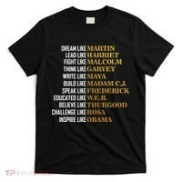 Be Like Inspiring Leaders Black History T-Shirt thumb 0