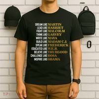 Be Like Inspiring Leaders Black History T-Shirt thumb 6