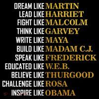 Be Like Inspiring Leaders Black History Button thumb 1