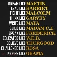 Be Like Inspiring Leaders Black History Bucket Hat thumb 4