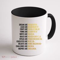 Be Like Inspiring Leaders Black History Coffee Mug thumb 1