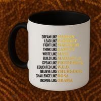 Be Like Inspiring Leaders Black History Coffee Mug thumb 2