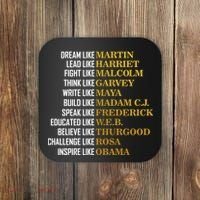 Be Like Inspiring Leaders Black History Coaster thumb 0