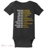 Be Like Inspiring Leaders Black History Baby Bodysuit thumb 0