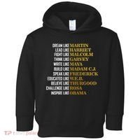 Be Like Inspiring Leaders Black History Toddler Hoodie thumb 0