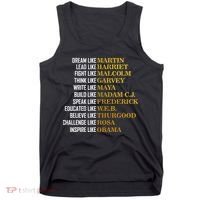 Be Like Inspiring Leaders Black History Tank Top thumb 0