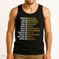 Be Like Inspiring Leaders Black History Tank Top thumb 3