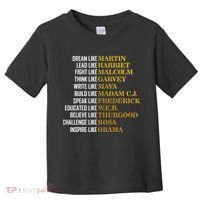 Be Like Inspiring Leaders Black History Toddler T-Shirt thumb 0