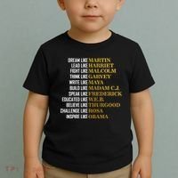 Be Like Inspiring Leaders Black History Toddler T-Shirt thumb 2