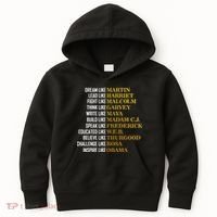 Be Like Inspiring Leaders Black History Kids Hoodie thumb 0
