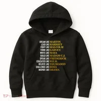 Be Like Inspiring Leaders Black History Kids Hoodie thumb 0