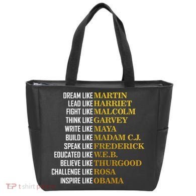 Be Like Inspiring Leaders Black History Tote Bag
