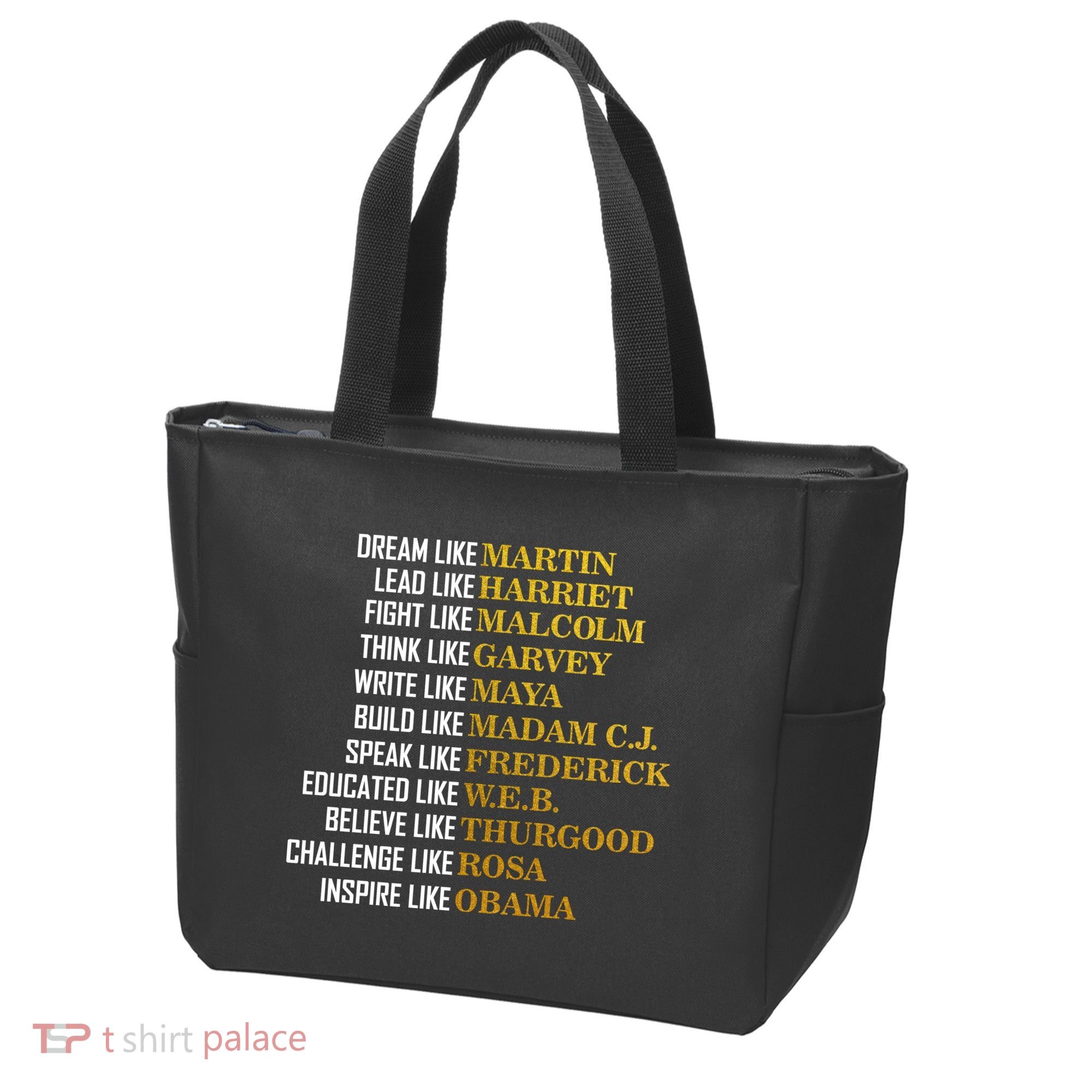 Be Like Inspiring Leaders Black History Tote Bag