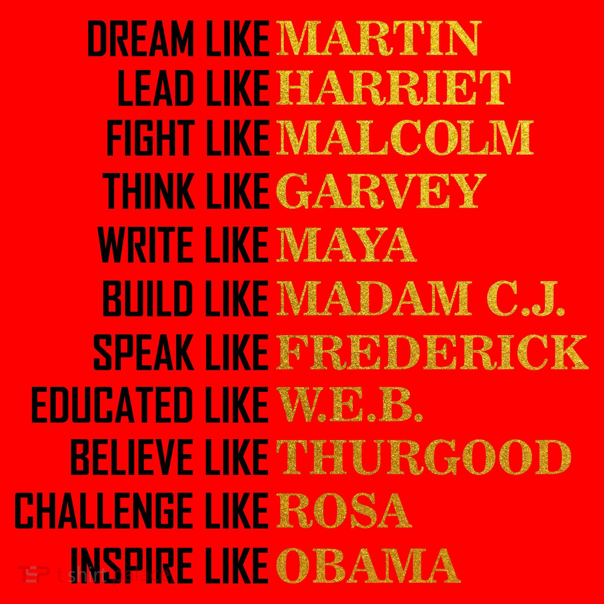 Be Like Inspiring Leaders Black History Santa Hat