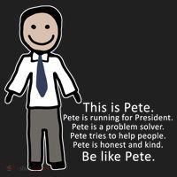 Be Like Pete Buttigieg Funny Women's Sweatshirt thumb 2