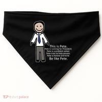 Be Like Pete Buttigieg Funny USA-Made Doggie Bandana thumb 0