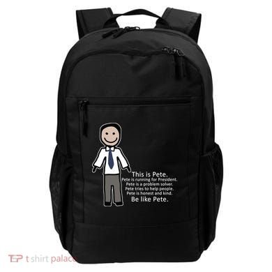 Be Like Pete Buttigieg Funny Backpack