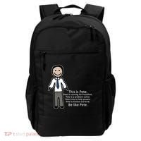 Be Like Pete Buttigieg Funny Backpack thumb 0
