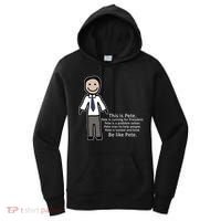 Be Like Pete Buttigieg Funny Women's Hoodie thumb 0