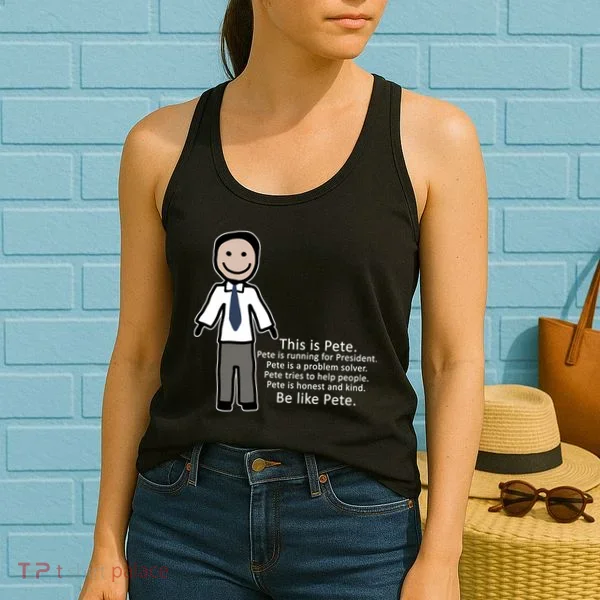 Be Like Pete Buttigieg Funny Women's Tank Top