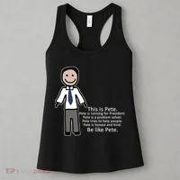 Be Like Pete Buttigieg Funny Women's Tank Top thumb 3