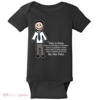 Be Like Pete Buttigieg Funny Baby Bodysuit thumb 0
