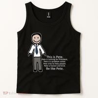 Be Like Pete Buttigieg Funny Tank Top thumb 2