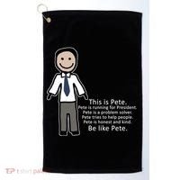 Be Like Pete Buttigieg Funny Golf Towel thumb 0
